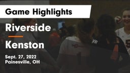 Riverside  vs Kenston  Game Highlights - Sept. 27, 2022