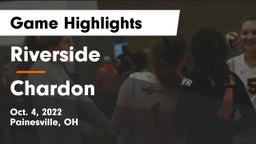 Riverside  vs Chardon  Game Highlights - Oct. 4, 2022