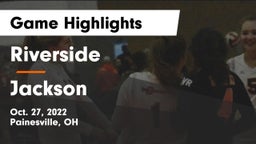 Riverside  vs Jackson  Game Highlights - Oct. 27, 2022