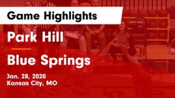 Park Hill  vs Blue Springs  Game Highlights - Jan. 28, 2020