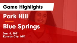 Park Hill  vs Blue Springs  Game Highlights - Jan. 4, 2021