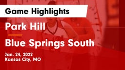 Park Hill  vs Blue Springs South  Game Highlights - Jan. 24, 2022