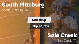 Matchup: South Pittsburg vs. Sale Creek  2016