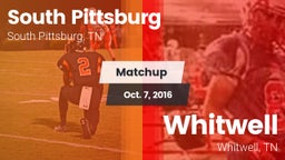 Matchup: South Pittsburg vs. Whitwell  2016