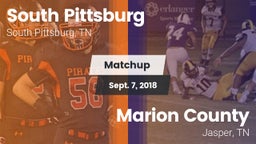 Matchup: South Pittsburg vs. Marion County  2018