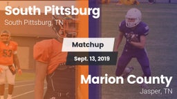 Matchup: South Pittsburg vs. Marion County  2019