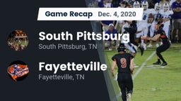 Recap: South Pittsburg  vs. Fayetteville  2020