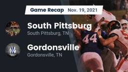 Recap: South Pittsburg  vs. Gordonsville  2021