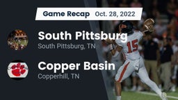 Recap: South Pittsburg  vs. Copper Basin  2022