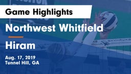 Northwest Whitfield  vs Hiram Game Highlights - Aug. 17, 2019
