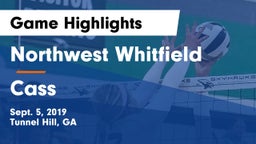 Northwest Whitfield  vs Cass Game Highlights - Sept. 5, 2019