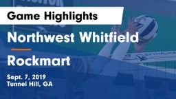 Northwest Whitfield  vs Rockmart Game Highlights - Sept. 7, 2019