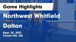 Northwest Whitfield  vs Dalton  Game Highlights - Sept. 29, 2022