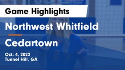Northwest Whitfield  vs Cedartown  Game Highlights - Oct. 4, 2022