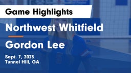 Northwest Whitfield  vs Gordon Lee  Game Highlights - Sept. 7, 2023