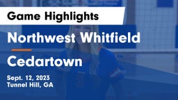 Northwest Whitfield  vs Cedartown  Game Highlights - Sept. 12, 2023