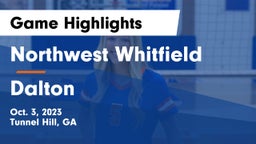 Northwest Whitfield  vs Dalton  Game Highlights - Oct. 3, 2023