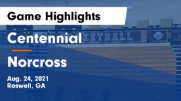 Centennial  vs Norcross  Game Highlights - Aug. 24, 2021