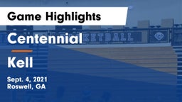 Centennial  vs Kell  Game Highlights - Sept. 4, 2021