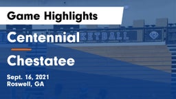 Centennial  vs Chestatee  Game Highlights - Sept. 16, 2021