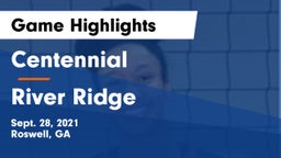 Centennial  vs River Ridge  Game Highlights - Sept. 28, 2021
