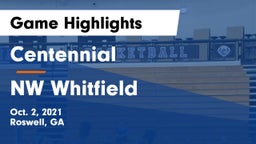 Centennial  vs NW Whitfield Game Highlights - Oct. 2, 2021
