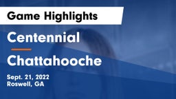 Centennial  vs Chattahooche Game Highlights - Sept. 21, 2022