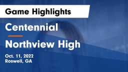 Centennial  vs Northview High Game Highlights - Oct. 11, 2022