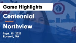 Centennial  vs Northview Game Highlights - Sept. 19, 2023