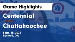 Centennial  vs Chattahoochee Game Highlights - Sept. 19, 2023