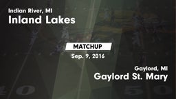 Matchup: Inland Lakes vs. Gaylord St. Mary  2015