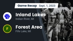 Recap: Inland Lakes  vs. Forest Area  2023