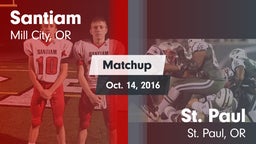 Matchup: Santiam vs. St. Paul  2016
