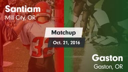Matchup: Santiam vs. Gaston  2016