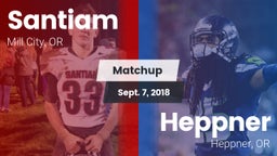 Matchup: Santiam vs. Heppner  2018