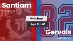 Matchup: Santiam vs. Gervais  2018
