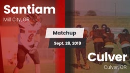 Matchup: Santiam vs. Culver  2018