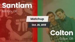Matchup: Santiam vs. Colton  2018