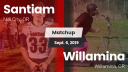 Matchup: Santiam vs. Willamina  2019