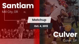 Matchup: Santiam vs. Culver  2019