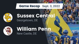 Recap: Sussex Central  vs. William Penn  2022