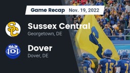 Recap: Sussex Central  vs. Dover  2022