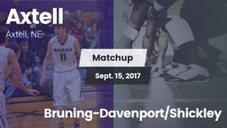 Matchup: Axtell vs. Bruning-Davenport/Shickley 2017