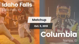Matchup: Idaho Falls vs. Columbia  2018
