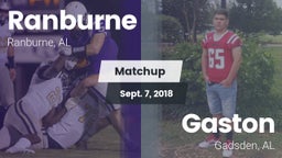 Matchup: Ranburne vs. Gaston  2018