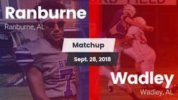 Matchup: Ranburne vs. Wadley  2018