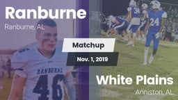 Matchup: Ranburne vs. White Plains  2019