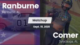 Matchup: Ranburne vs. Comer  2020