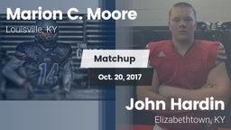 Matchup: Marion C. Moore vs. John Hardin  2017