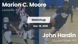 Matchup: Marion C. Moore vs. John Hardin  2018